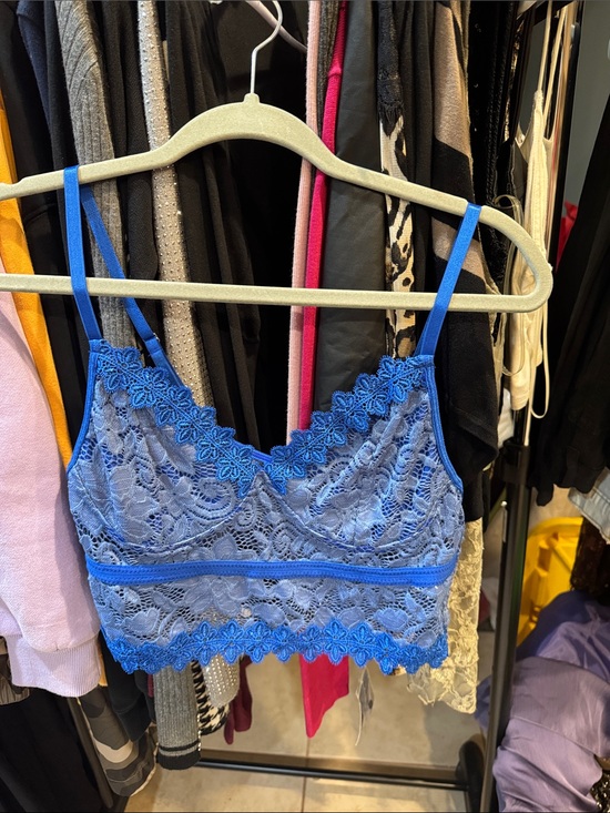 SHEIN Other - Blue Lace Bralette - Women Intimates & Sleepwear